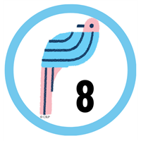 Adult Week 8 Badge (8/10-8/15 - Final Week!) Badge
